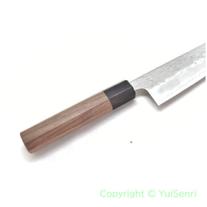 Yoshihiro GINSAN /Silver 3 Stainless, Chef's Bunka Nashiji Finish