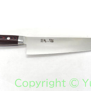 Suisin Premium INOX  Gyuto / My Carta Handle Red Black