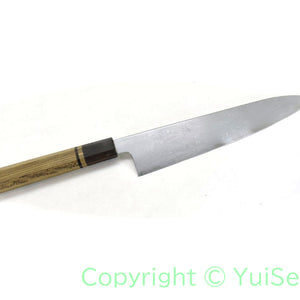 YuiSenri Blue Steel #1 SUMINAGASHI Gyuto with Octagonal Elm Handle