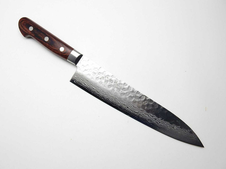  Yoshihiro VG-10 Gold Stainless Steel Japanese chef Knife Series  Gyuto 8.25'' (210mm): Chefs Knives: Home & Kitchen